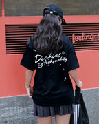 DICKIES 美式 花朵塗鴉 刺繡 草寫英文 寬鬆 圓領 短袖 短Tee 上衣 4色