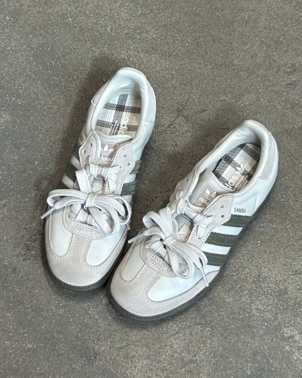 Adidas Originals Samba OG 抹茶灰綠奶茶灰麼皮皮革德訓鞋休閒鞋男女鞋 JR0893