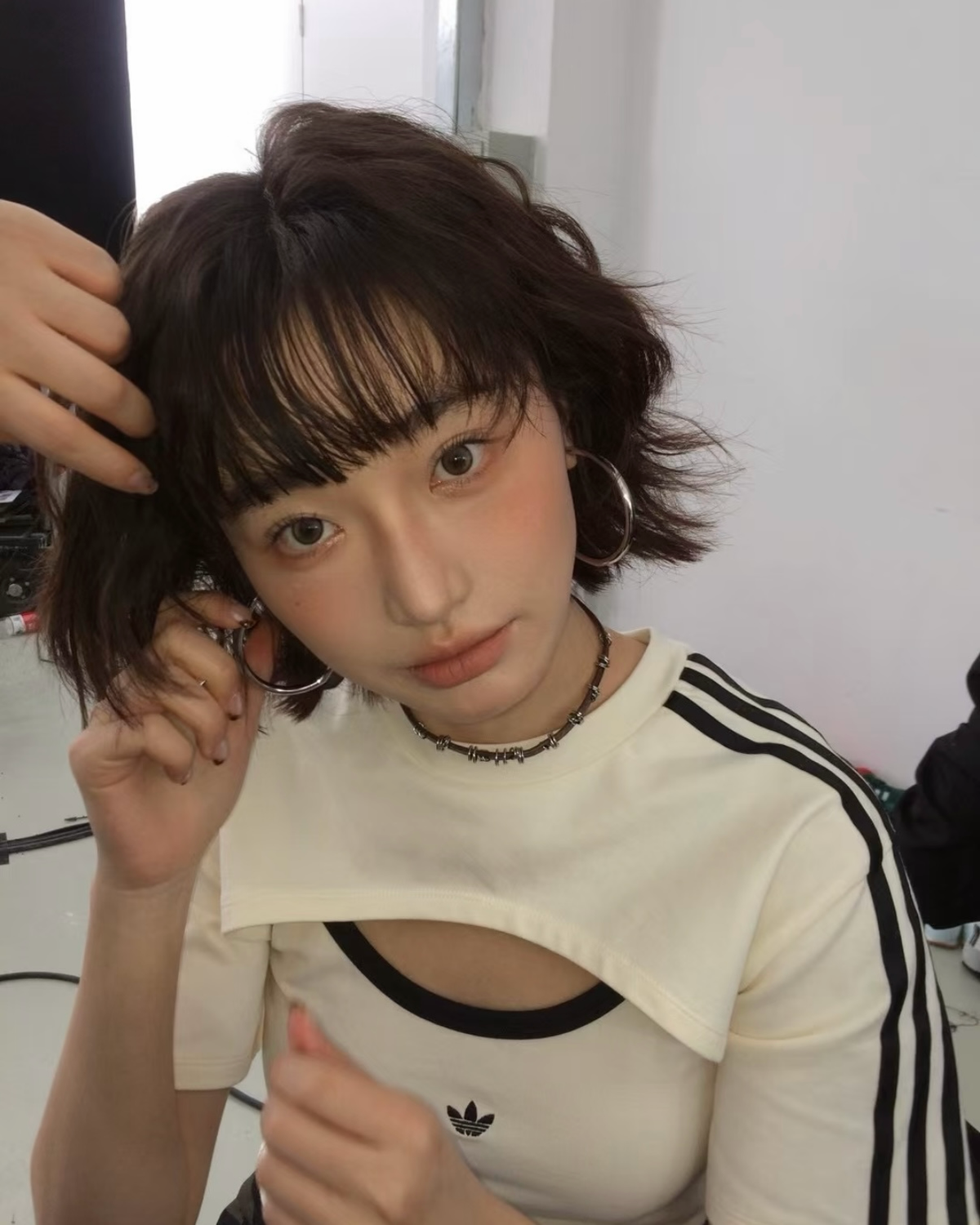 ADIDAS ORIGINALS 兩件式 短袖 上衣 細肩帶 吊帶 背心 白色JJ3090 黑色JD0042