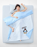 正版授權PINGU 企鵝家族 涼感棉被 親膚 涼被 可機洗