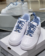 NIKE AIR FORCE 1 '07 LV8 白藍 編織 格子 休閒鞋 男鞋 IW1892-111