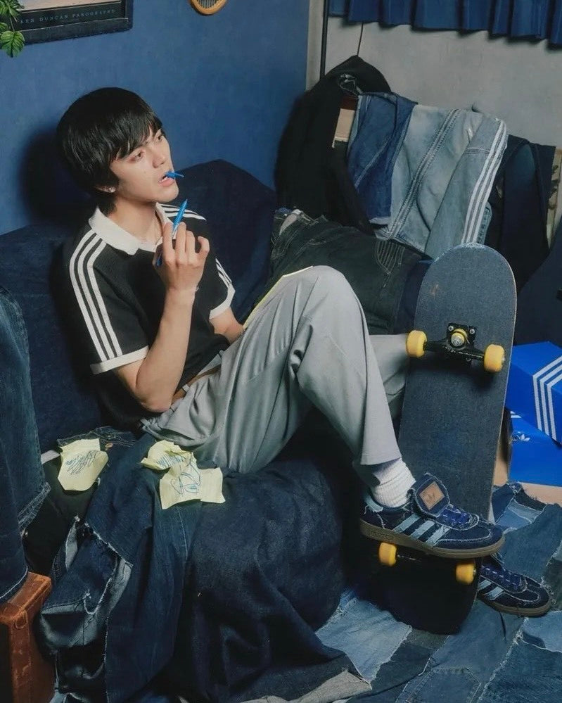 Atoms X ADIDAS HANDBALL SPEZIAL LT "DENIM" 丹寧系列 牛仔 男女鞋