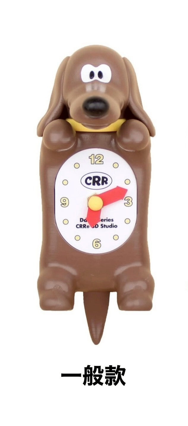 韓國Cluster Round CRR 搖搖尾巴 時鐘 壁掛鐘 臘腸狗 貓咪