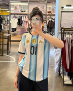 ADIDAS x 2026 FIFA 阿根廷主場球迷版10號梅西球衣世界盃足球衣吸濕排汗短袖 KA8117