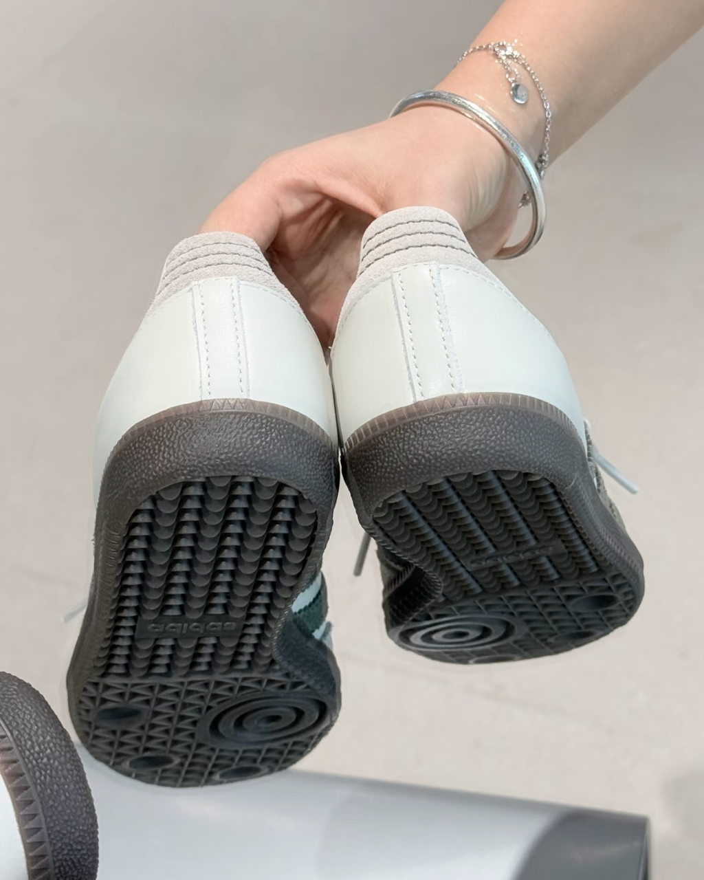 Adidas Originals Samba OG 抹茶灰綠奶茶灰麼皮皮革德訓鞋休閒鞋男女鞋 JR0893