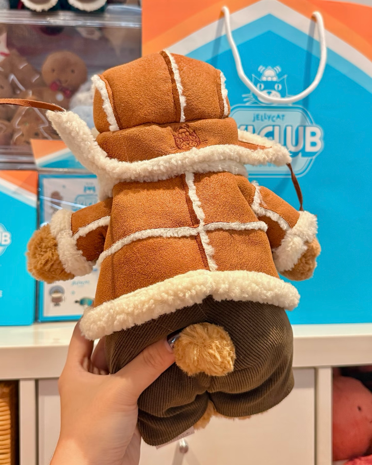 JELLYCAT 洛杉矶限定 巴賽羅熊 金標奶油邦尼兔 毛茅茅手套 圍巾熱可可 薑餅屋