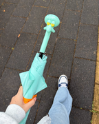 正版授權海綿寶寶 章魚哥 可自立 長柄雨傘 直骨傘