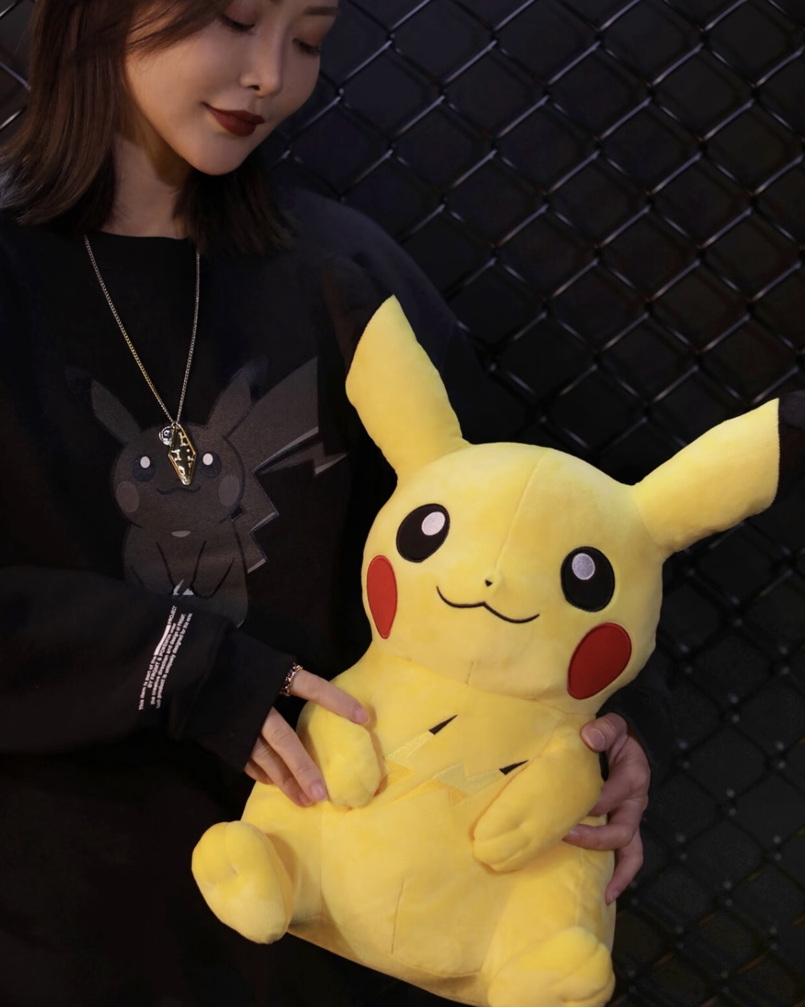 POKÉMON x Fragment 皮卡丘 聯名 娃娃 玩偶 公仔 寶可夢 藤原浩 38cm