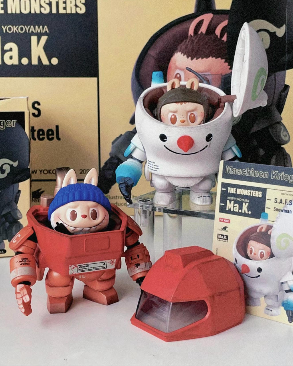 POPMART THE MONSTERS LABUBU x 橫山宏 Ma.k. 機甲 盲盒 泡泡瑪特