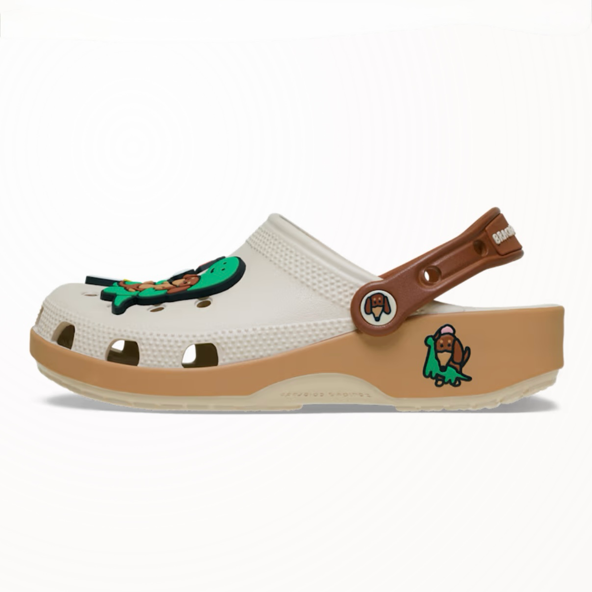 CROCS x JOGUMAN 洞洞鞋 拖鞋 男女鞋 聯名 臘腸狗 恐龍 腕龍