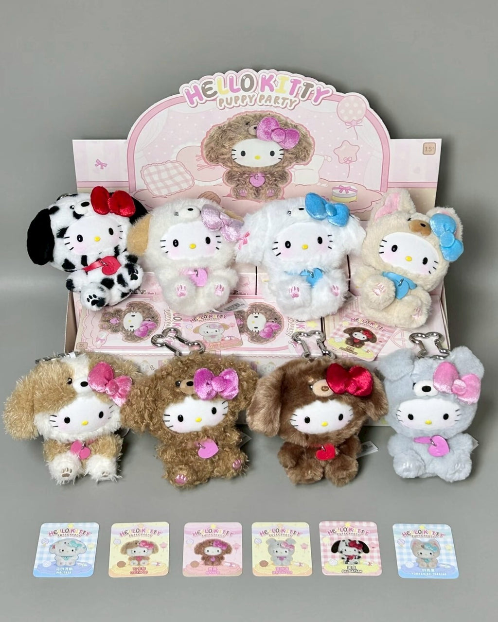 正版授權 TOPTOY x SANRIO HELLO KITTY 小狗派對系列 盲盒 毛絨 吊飾