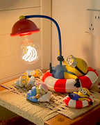 正版授權Minions Fishing Lamp 小小兵 釣魚氛圍燈 夜燈 公仔