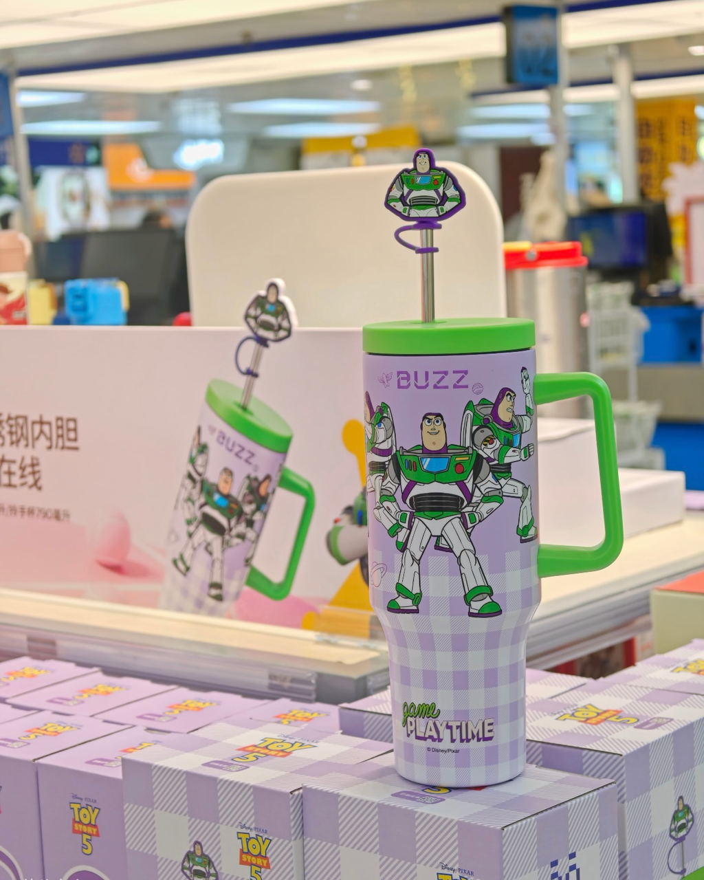正版授權玩具總動員 不鏽鋼吸管杯 提把杯 冰壩杯 TOY STORY DISNEY 迪士尼