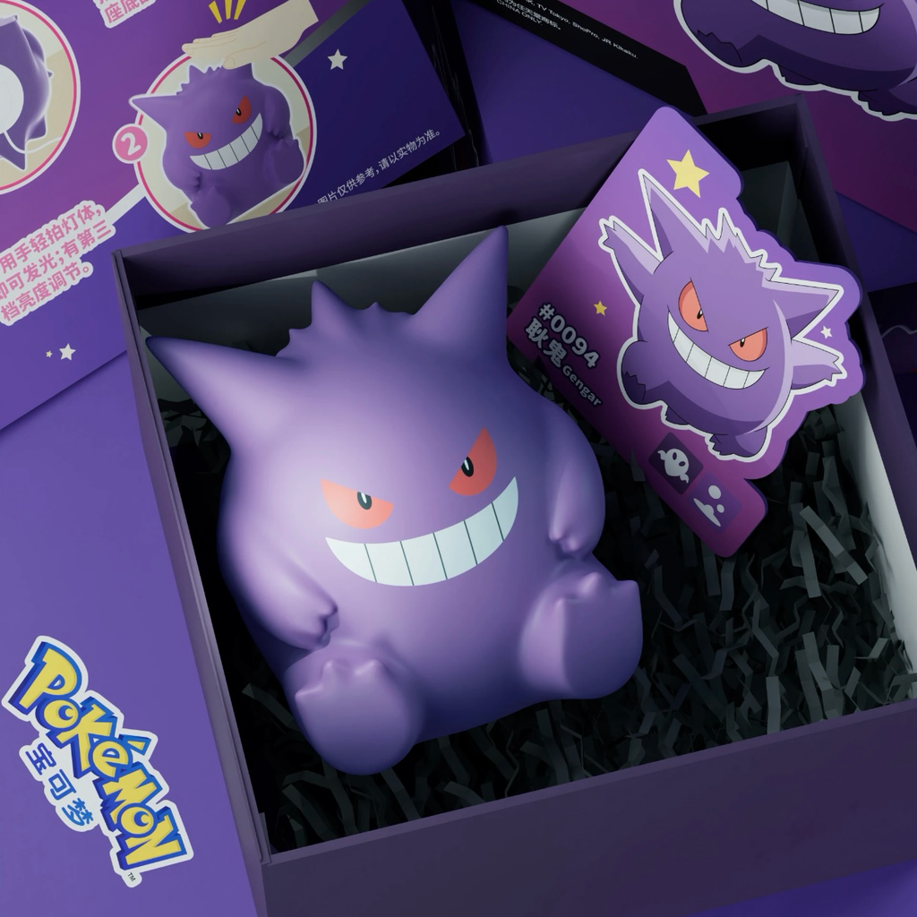 Pokémon 耿鬼／卡比獸拍拍小夜燈｜商品圖片 1