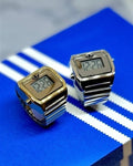 Adidas Originals x Timex Digital Two Ring 戒指手錶 不鏽鋼 石英機芯