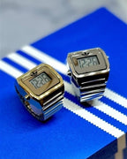 Adidas Originals x Timex Digital Two Ring 戒指手錶 不鏽鋼 石英機芯