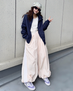 ADIDAS ADILENIUM 運動長褒 廣鬆 縮口 燈籠褒 黑色KY5052 粉色KY5053