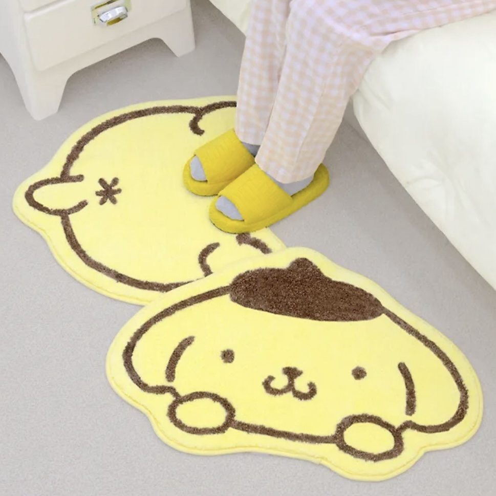 韓國正版授權 SANRIO 布丁狗 毛絨地毯 防滑 三麗鷗 大頭款 屁屁款