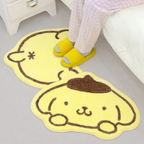 韓國正版授權 SANRIO 布丁狗 毛絨地毯 防滑 三麗鷗 大頭款 屁屁款