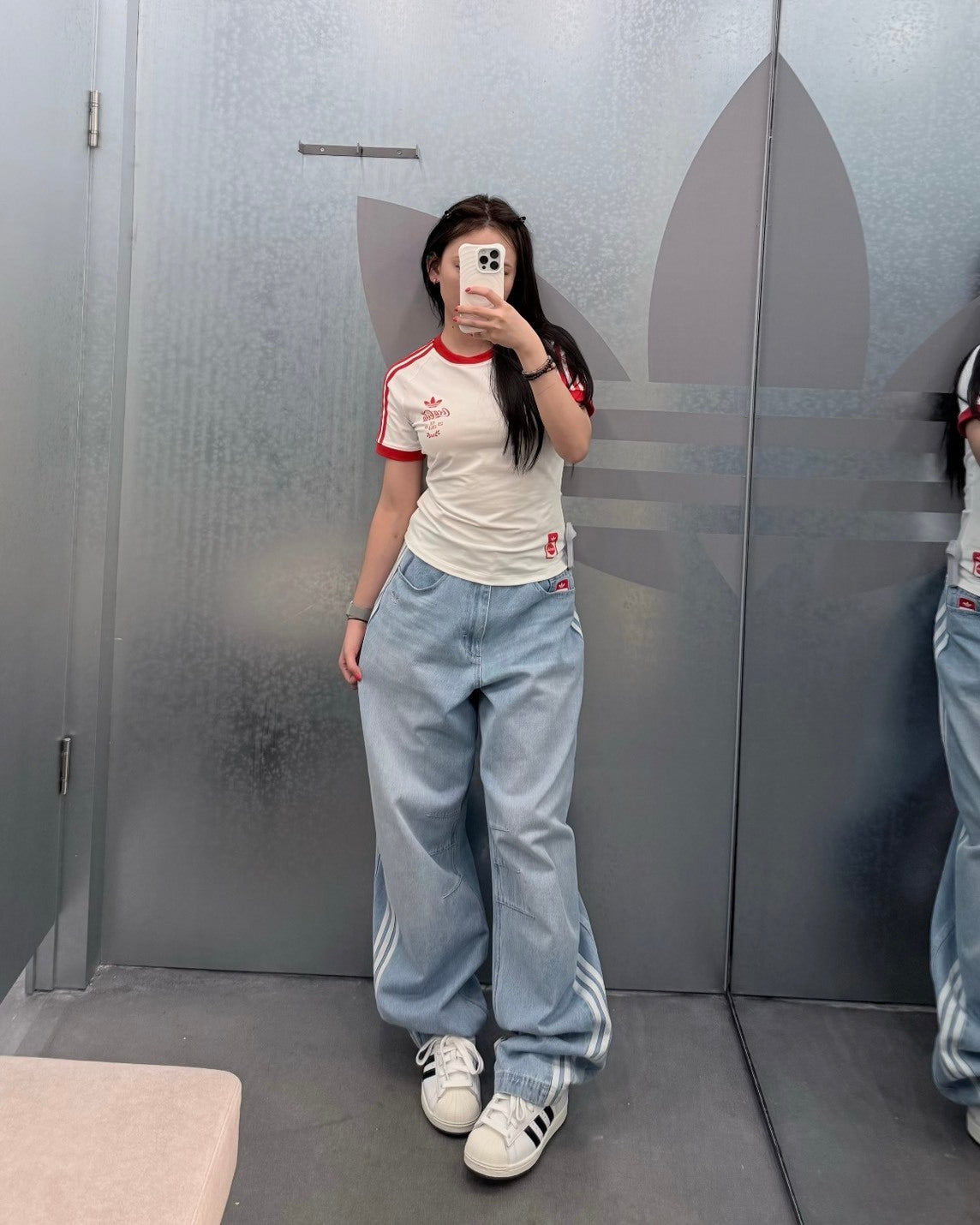 Adidas Originals x 可口可樂 聯名 權恩姃 同款 短袖上衣 KY7559