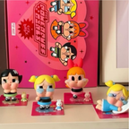CRYBABY X 飛天小女警哭娃系列 盲盒 泡泡瑪特 POPMART 公仔 電視機展示盒