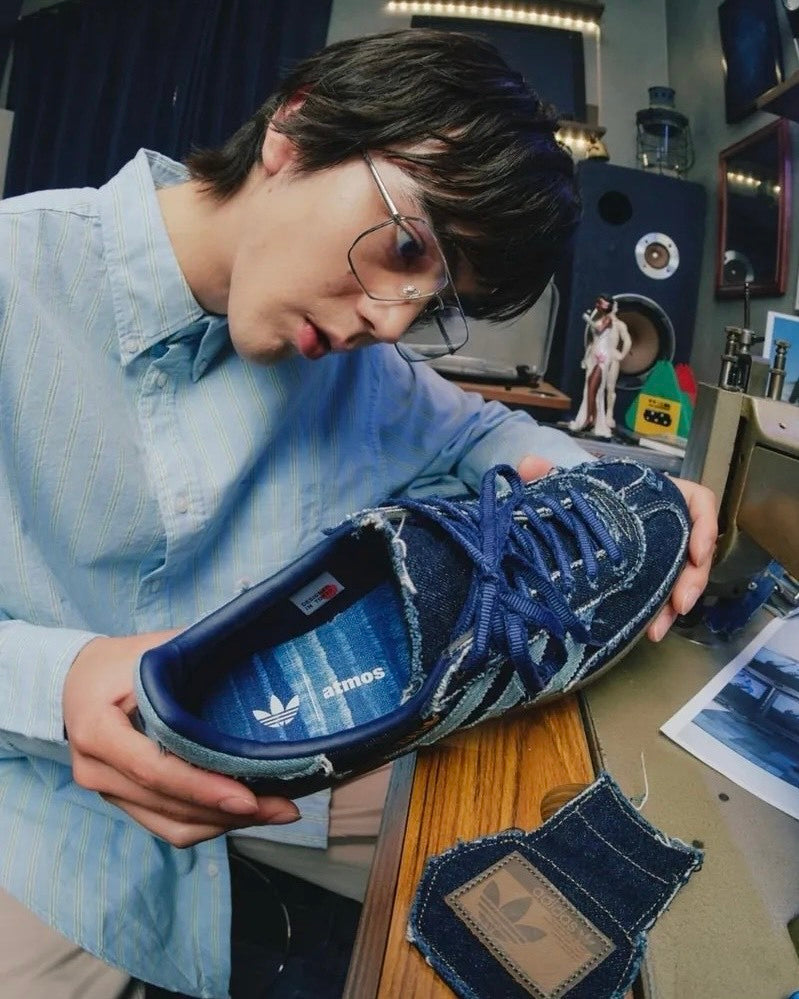 Atoms X ADIDAS HANDBALL SPEZIAL LT "DENIM" 丹寧系列 牛仔 男女鞋