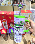 正版授權玩具總動員 不鏽鋼吸管杯 提把杯 冰壩杯 TOY STORY DISNEY 迪士尼
