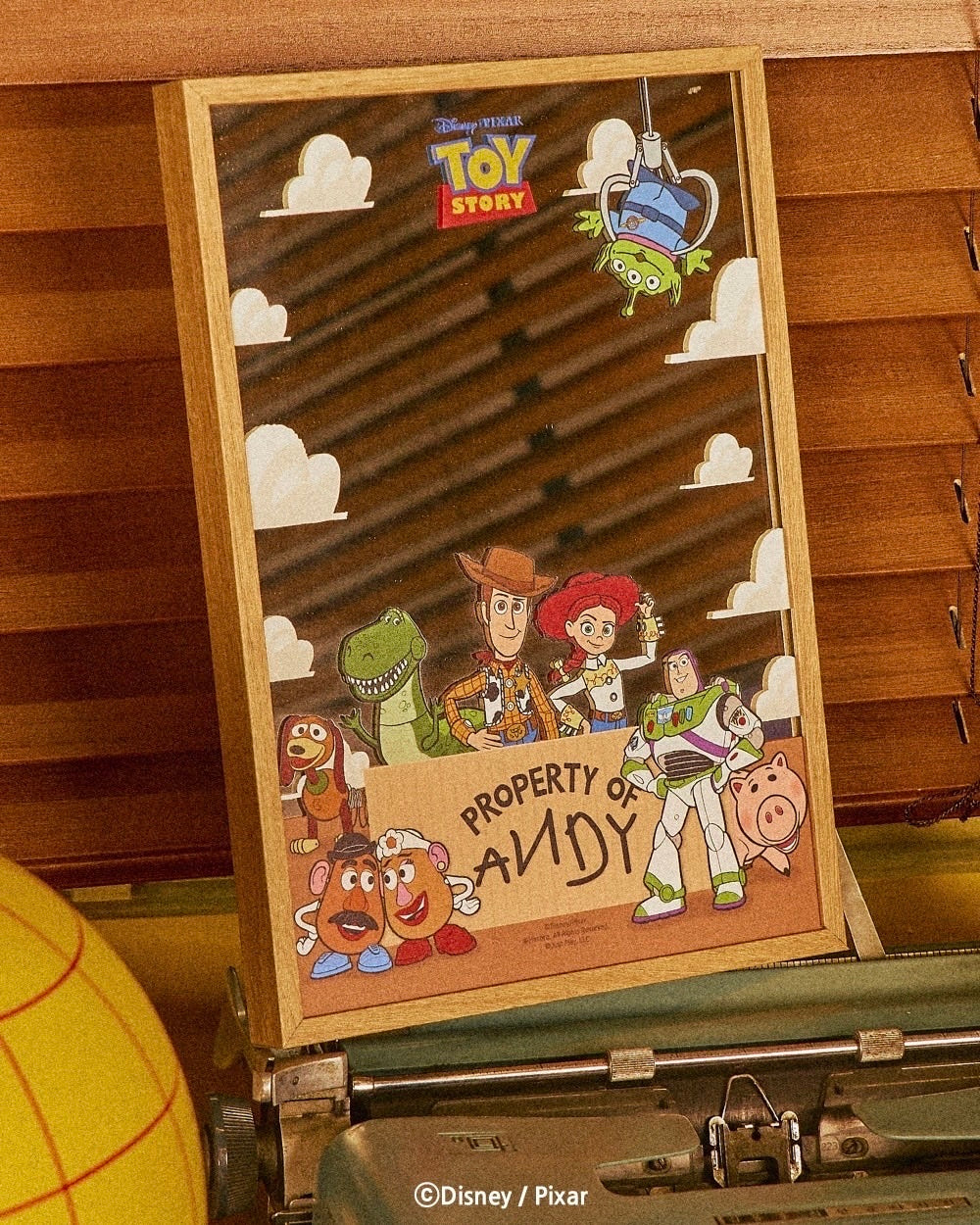 韓國 正版 玩具總動員 復古鏡子 桌鏡 TOY STORY DISNEY 迪士尼