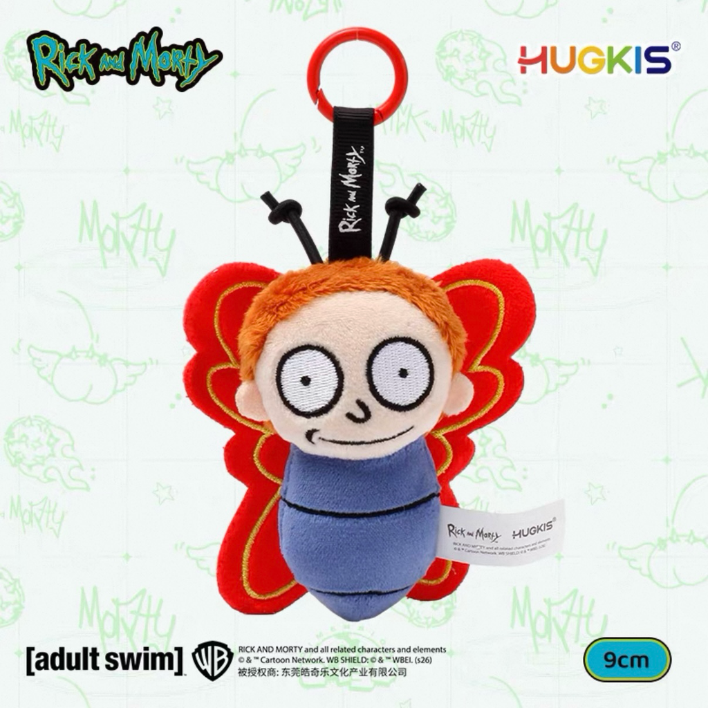 正版授權Rick And Morty 瑞克與莫蒂 花園系列 莫蒂 毛絨 吊飾 3款