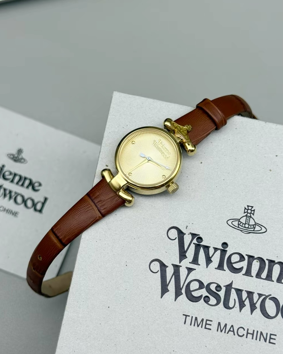 Vivienne Westwood Maida 皮革 腕錘 手錘 真皮 荔枝紋 黑色 咖色 西太后 薛薛安