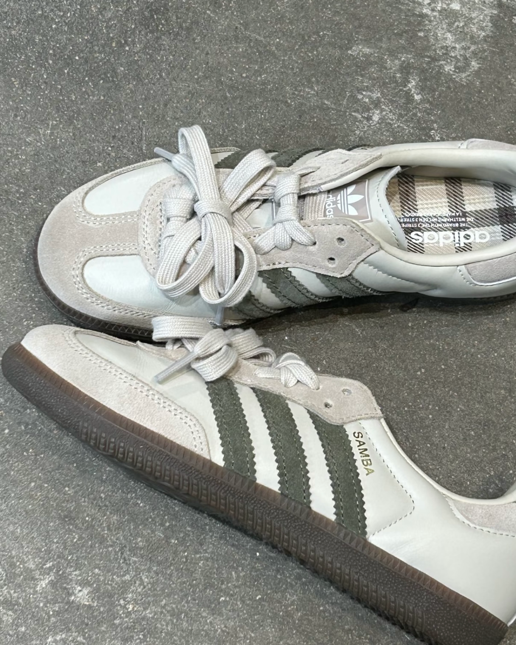 Adidas Originals Samba OG 抹茶灰綠奶茶灰麼皮皮革德訓鞋休閒鞋男女鞋 JR0893