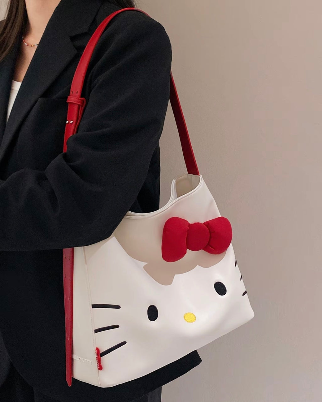 TOUTOU x HELLO KITTY 大容量 托特包 單肩包 SANRIO 三麗鷗