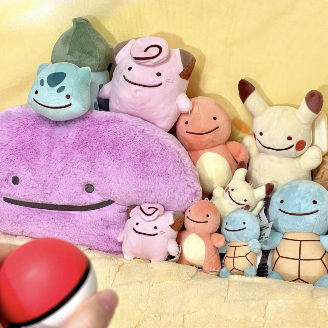 POKÉMON 寶可夢 百變怪變身系列 毛絨 公仔 娃娃 吊飾 共5款