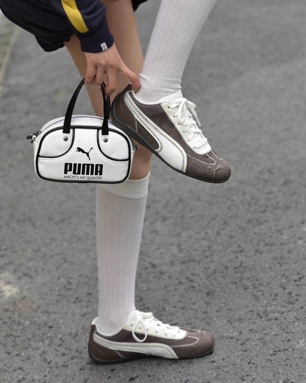 Puma Speedcat Aéré 網面 綎縫線設計感 薄底賽車 男女同款 棕