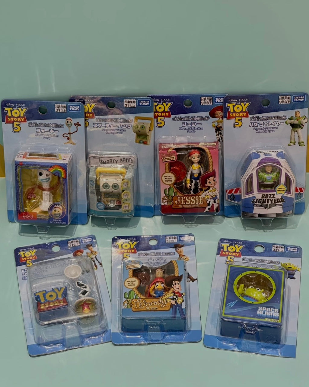 正版授權Toy story 玩具總動員5 TAKARA TOMY 合金人形 迪士尼