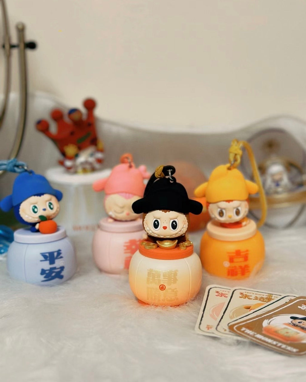 POP MART 泡泡瑪特 THE MONSTERS LABUBU 拉布布 來這FUN肆 矽膠 小夜燈 燈籠 吊飾 鑰匙圈 發光 盲盒