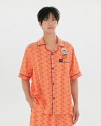 韓國SPAO x 火影忍者 聯名 睡衣 短袖上衣 眼罩 披肩 套裝