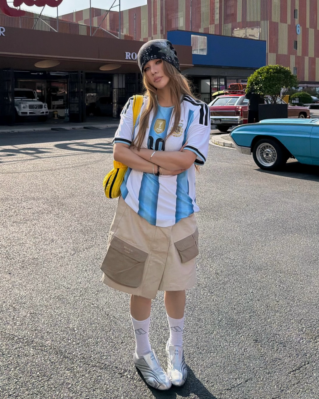 ADIDAS x 2026 FIFA 阿根廷主場球迷版10號梅西球衣世界盃足球衣吸濕排汗短袖 KA8117