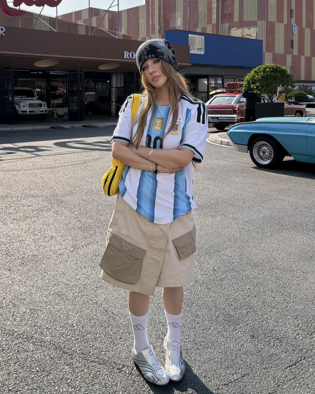 ADIDAS x 2026 FIFA 阿根廷主場球迷版10號梅西球衣世界盃足球衣吸濕排汗短袖 KA8117