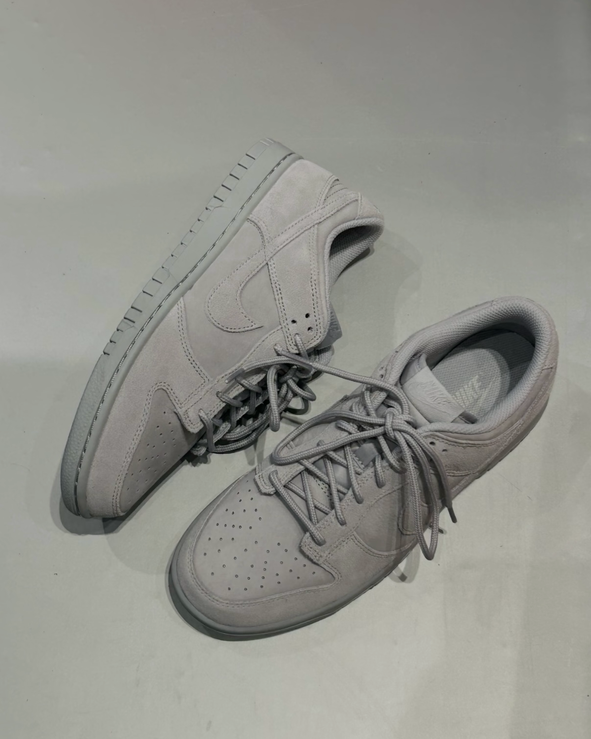 Nike Dunk Low SE Wolf Grey 水泥灰 灰色 麻皮 低筒休閑鞋 IB6651-002