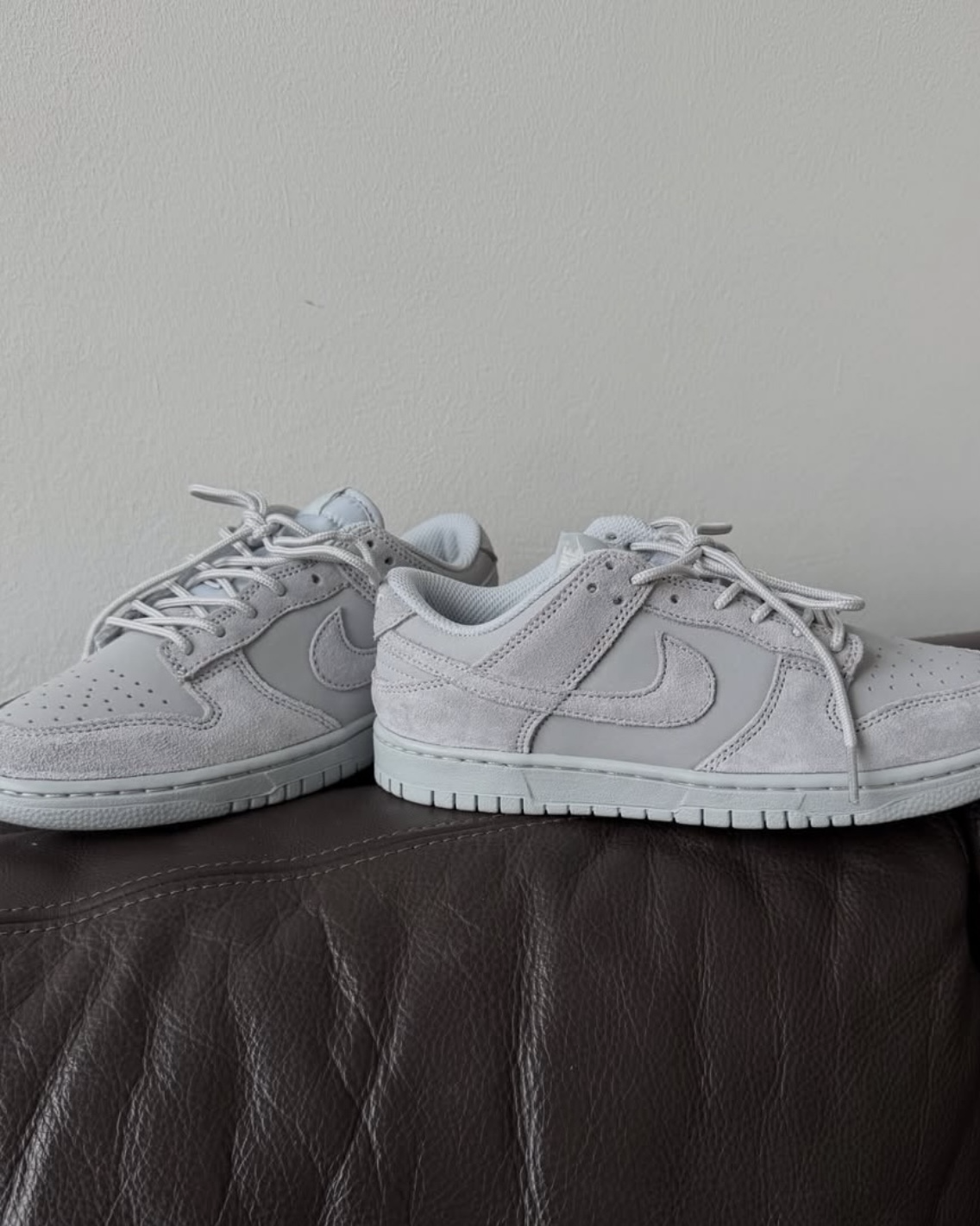 Nike Dunk Low SE Wolf Grey 水泥灰 灰色 麻皮 低筒休閑鞋 IB6651-002