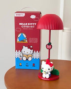 正版授權 SANRIO 三麗鷗 HELLO KITTY花園小台燈 三檔亮度 可調節 小夜燈 禮盒組