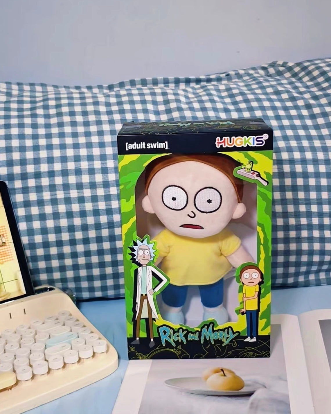 正版授權Rick And Morty 瑞克與莫蒂 毛絨 骨架 娃娃 2款