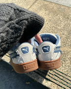 PUMA SUEDE XL 米白 牛仔 鬚邊 焦糖底 板鞋 休閒鞋 女鞋 403228-01