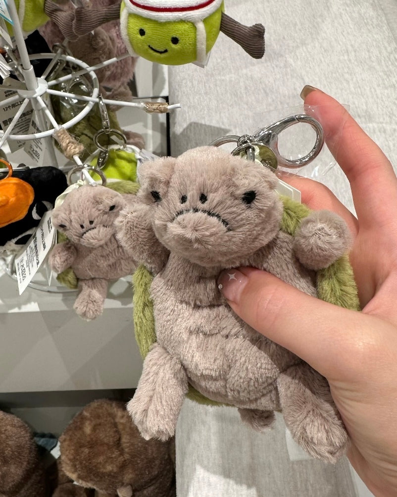JELLYCAT Timmy Turtle Bag Charm 生氣烏龜 吊飾 毛絨 玩偶 15cm