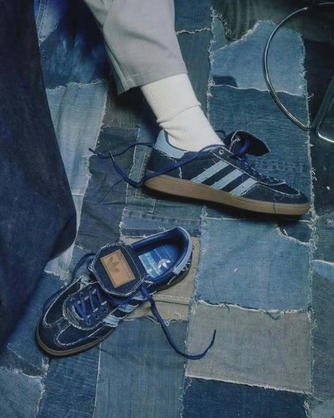 Atoms X ADIDAS HANDBALL SPEZIAL LT "DENIM" 丹寧系列 牛仔 男女鞋