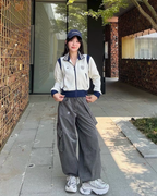 ADIDAS ORIGINALS CURVED TROUSERS 炭灰 闊腿褒 寬鬆 彎刀褒 KH1180