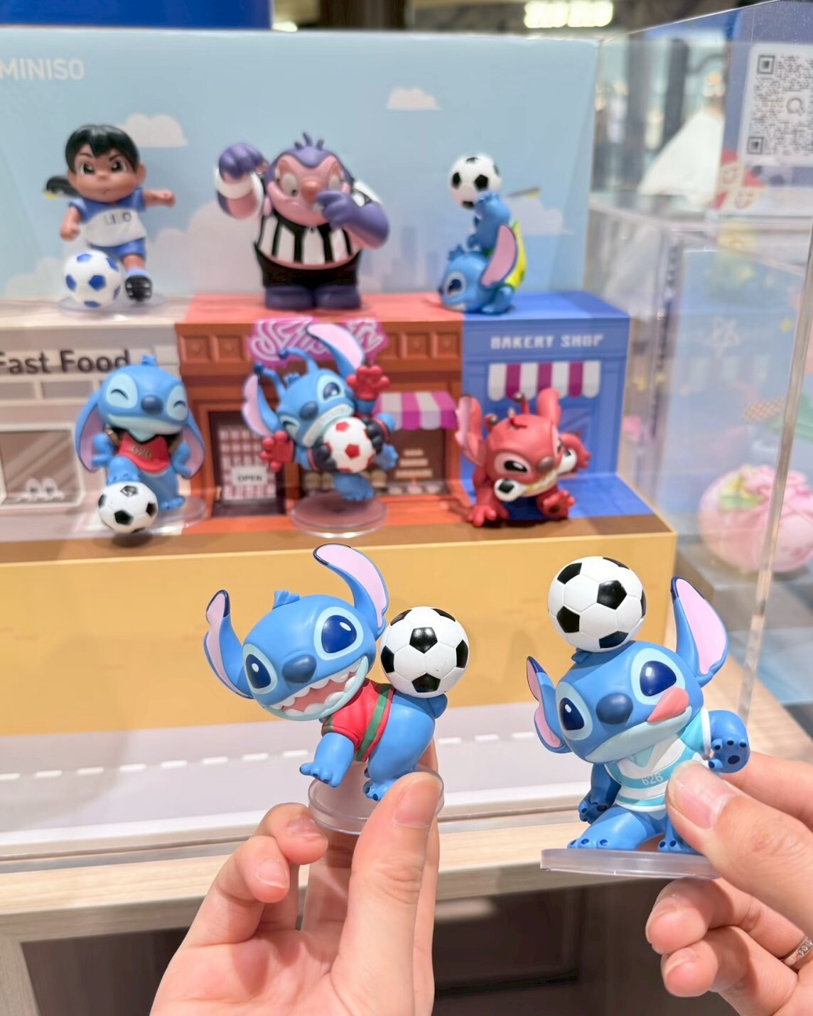 正版授權 MINISO x 迪士尼 史迪奇 Goal!場上見系列 盲盒 公仔