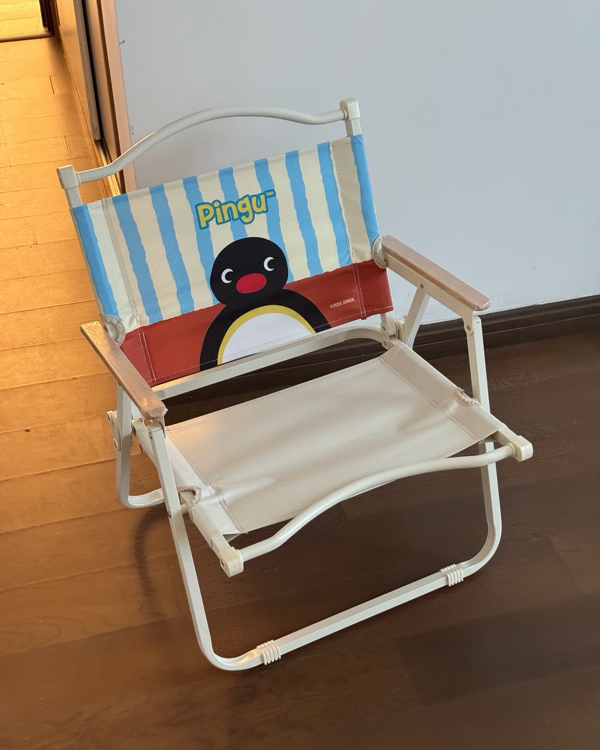 正版授權PINGU 企鵝家族 克米特椅 露營 摺疊椅