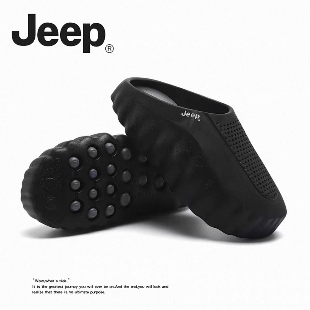 JEEP 機能 包頭 厚底拖鞋 透氣 4色 男女鞋